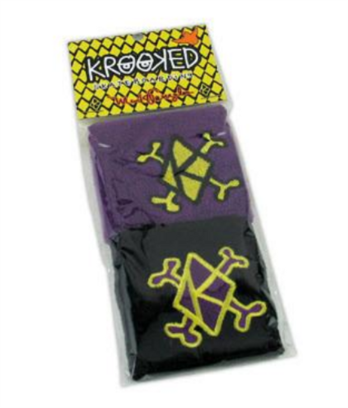 Krooked Bone K - Black/Purple - Wrist Bands