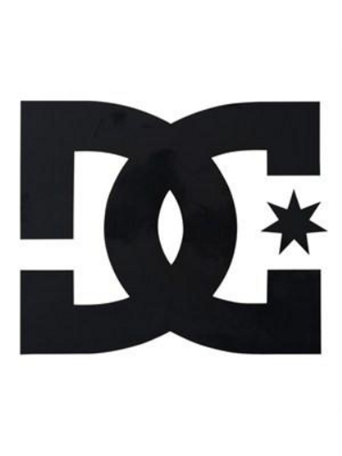 DC Star Vinyl - Black - 10in - Sticker