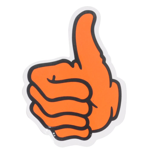 Bro Style Thumbs Up Logo Medium - Assorted - Sticker