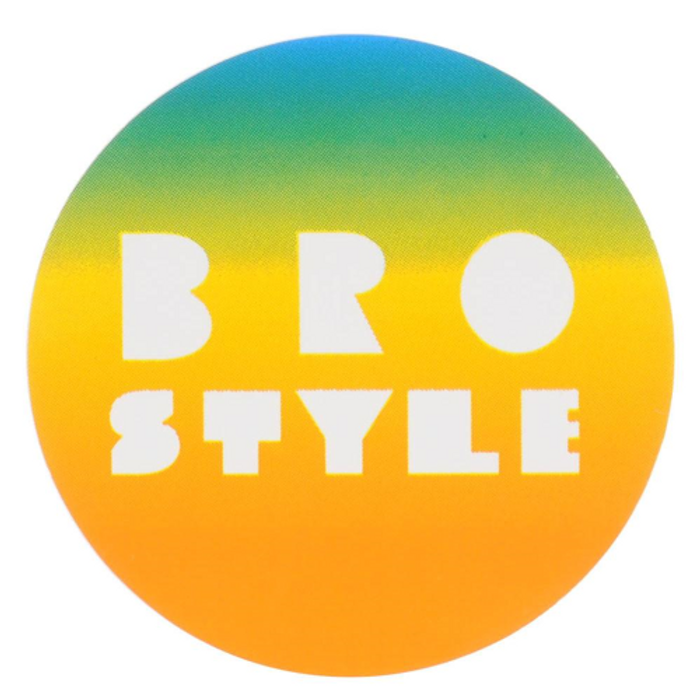 Bro Style Round Medium - Assorted - Sticker