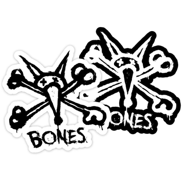 Bones Stacked 3" - Assorted - Sticker