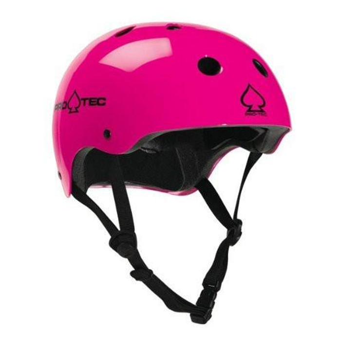 Pro-Tec The Classic Helmet - Gloss Punk Pink- Skateboard Helmet