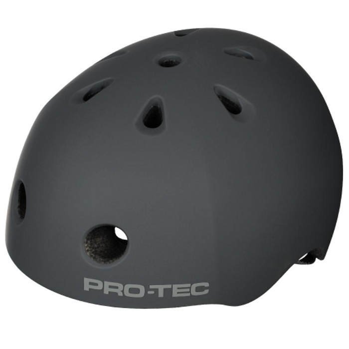 Pro-Tec City Lite Rubber - Grey - Skateboard Helmet