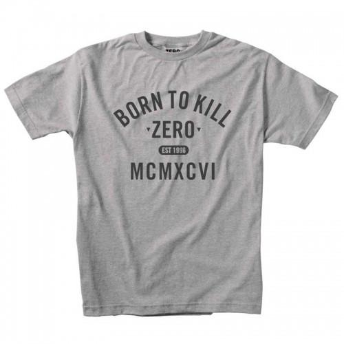 Zero Born To Kill S/S - Grey/Black - Mens T-Shirt