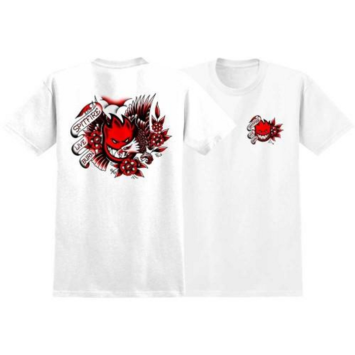 Spitfire OG Flash S/S - White - Men's T-Shirt