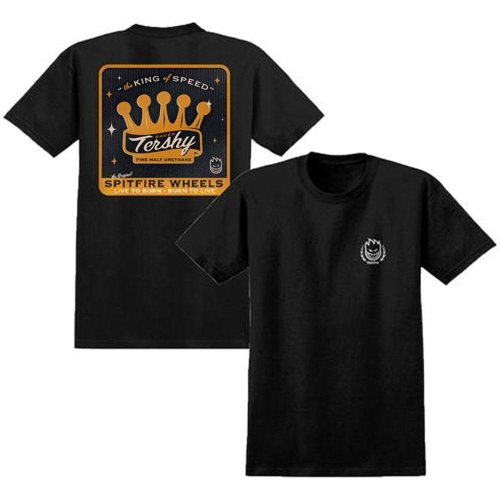 Spitfire Tershy King of Speed S/S - Black - Men's T-Shirt