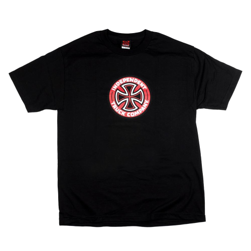 Independent Colored T/C Regular S/S - Black - Mens T-Shirt