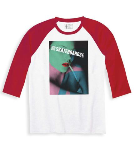 Girl Supergirls 3/4 Sleeve - Red - Men's T-Shirt