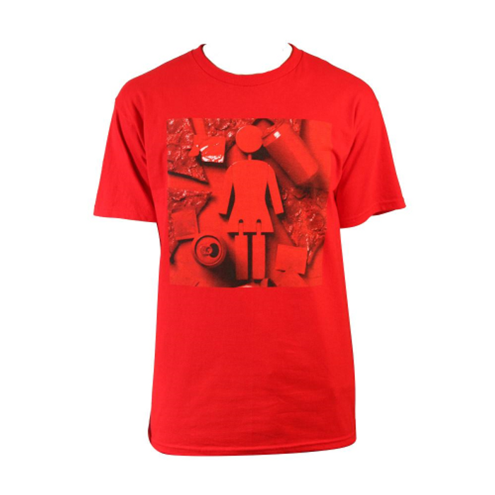 Girl Paint It Black S/S - Red - Men's T-Shirt