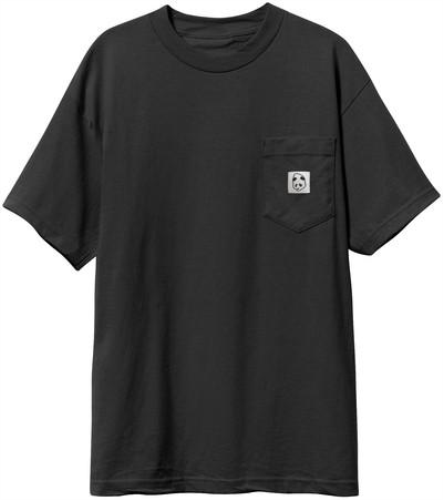 Enjoi Squarehead Custom Pocket - Black - Men's T-Shirt