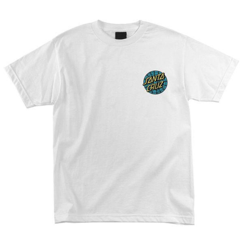 Santa Cruz Sugar Skull Regular S/S - White - Men's T-Shirt
