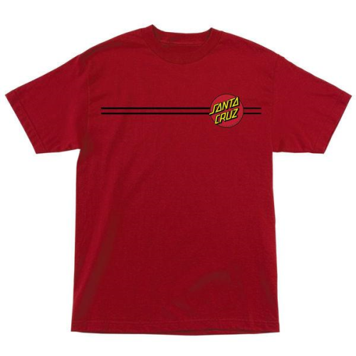 Santa Cruz Classic Dot Regular S/S - Cardinal Red - Men's T-Shirt