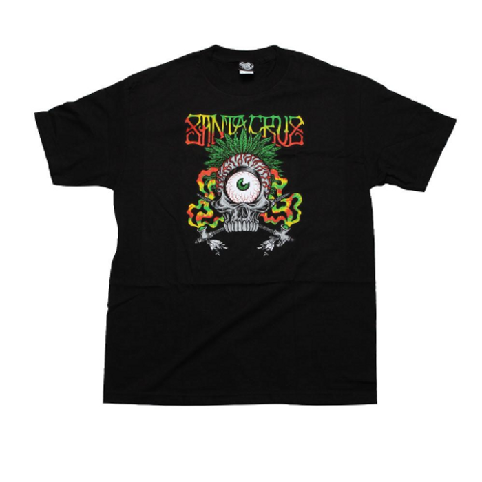 Santa Cruz Rasta Tribe Regular S/S - Black - Men's T-Shirt