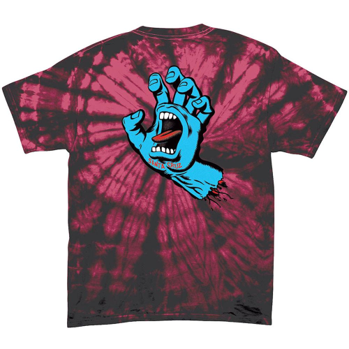 Santa Cruz Screaming Hand Regular S/S - Spider Crimson - Men's T-Shirt