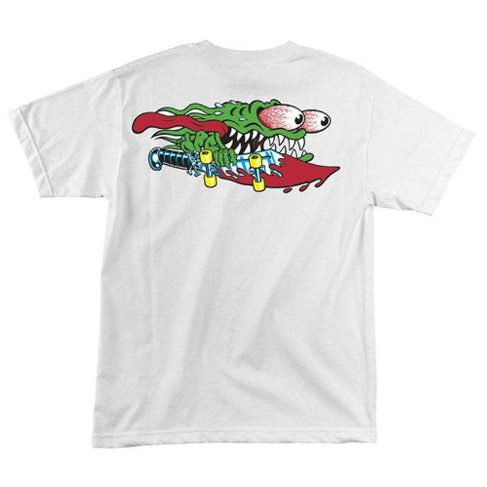 Santa Cruz Slasher Regular S/S - White - Men's T-Shirt