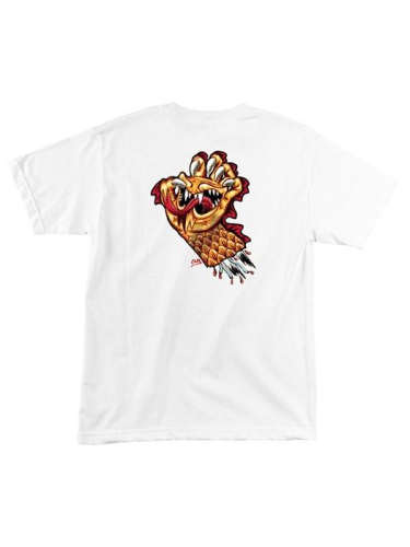 Santa Cruz Cab Hand Regular S/S - White - Men's T-Shirt