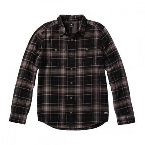 DC Kingsmen L/S - Pewter Plaid - Men's T-Shirt
