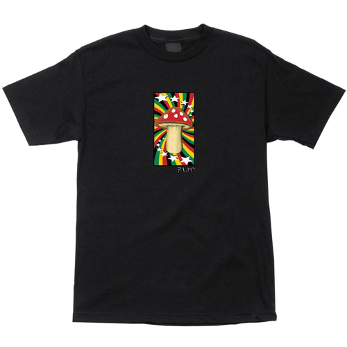 Flip Rasta Shroom Regular S/S - Black - Men's Shirt