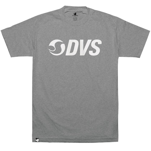 DVS Action Logo S/S - Grey/White 021 - Men's T-Shirt