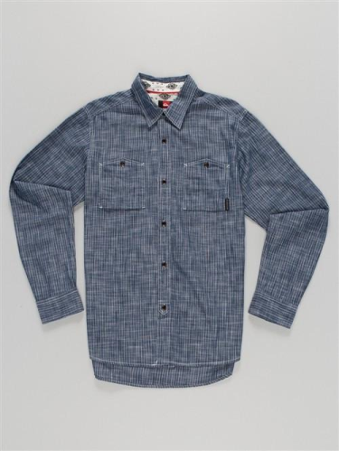 Quiksilver Chumash Shirt - Blue - Mens T-Shirt