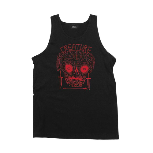 Creature Criddler Fit Tank - Black - Men's Tank Top
