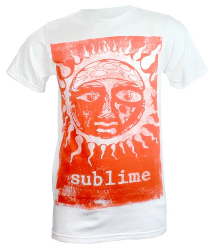 Sublime Band Orange Sun Glow - White - Band T-Shirt