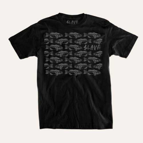 Slave Bass Destruction S/S - Black/Silver - Men's T-Shirt