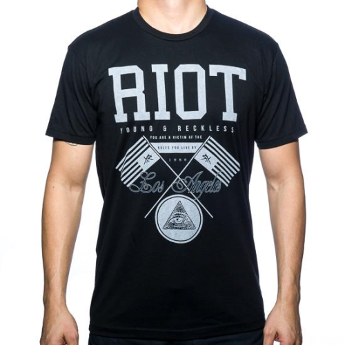 Young and Reckless Illuminate Shirt - Black - Men's T-Shirt