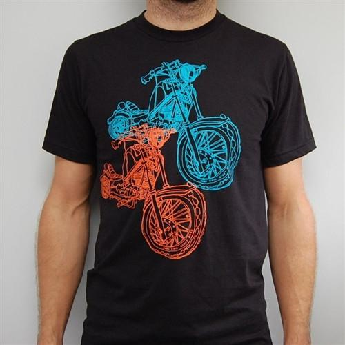 Slow Loris Double Dirks Hog T-Shirt - Black - Mens T-Shirt