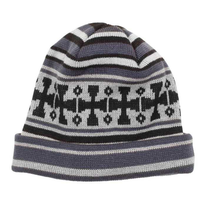 Independent Flake Long Shoreman - OS - Eclipse/Black/Grey - Men's Beanie