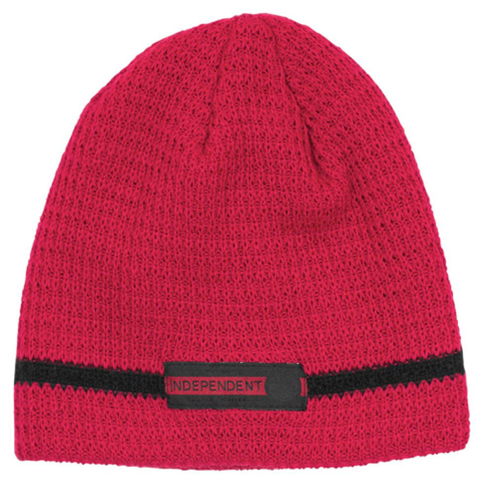 Independent Red Line Skull Cap - OS - Red - Men's Beanie