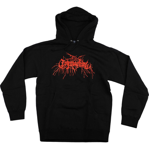 Toy Machine Death Metal P/O Hooded - Black/Red - Men's Sweatshirt