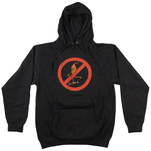 Toy Machine No Scooter P/O Hooded - Charcoal Heather - Men's Sweatshirt
