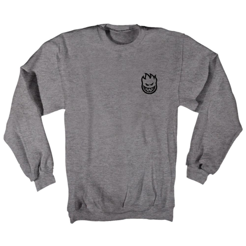 Spitfire Standard Issue Bighead Crewneck - Gun Metal - Men's Sweatshirt