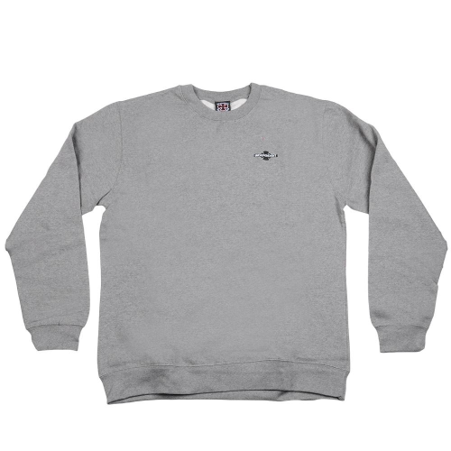 Independent O.G.B.C. Chest Crew Neck L/S - Gunmetal Heather - Men's Sweatshirt