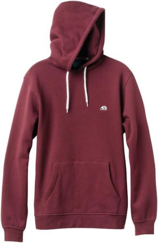 Enjoi Panda Patch Custom Pullover Hoodie - Oxblood - Men's Sweatshirt
