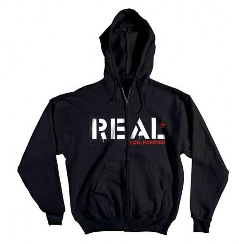 Real Zip Infantry - Black - Men's Sweatshirt