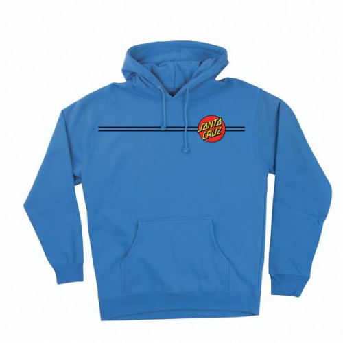 Santa Cruz Classic Dot Pullover Hooded L/S - Collegiate Blue - Mens Sweatshirt
