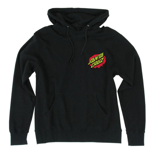 Santa Cruz Rob Hand Pullover Hooded L/S - Black - Men's Sweatshirt