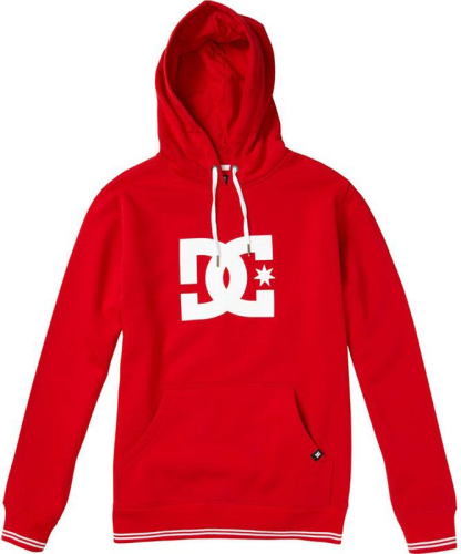 DC All Star Pullover Hoodie - Athletic Red - Men's Sweatshirt
