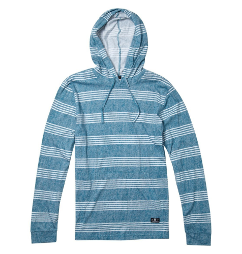 DC Heroland Pullover Hoodie - Oriental Blue - Men's Sweatshirt