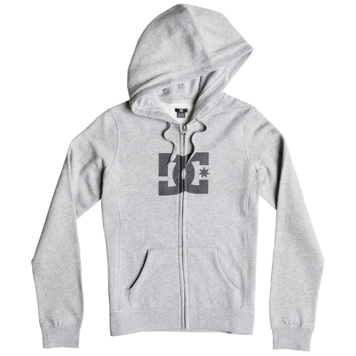 DC Star E ZH Zip Up Hooded - Steel Grey KNFH - Women's Sweatshirt