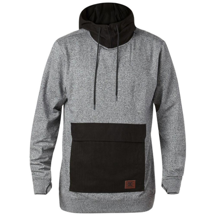 DC Overhaul P/O Hooded - Caviar KVK0 - Men's Sweatshirt