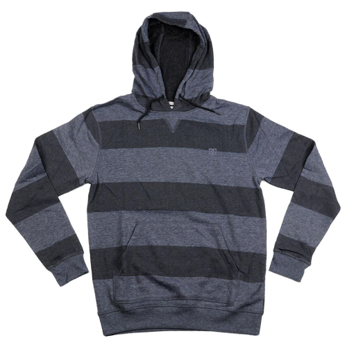 DC Rebel Stripe PH 2 P/O Hooded - Anthracite KVJ0 - Men's Sweatshirt