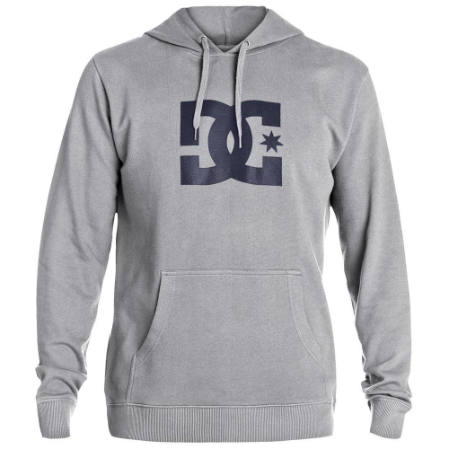 DC Star Hooded Pullover - Heather Grey KNFH - Men's Sweatshirt