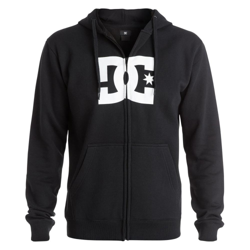 DC Star Zip Up Hooded - Anthracite KVJ0 - Men's Sweatshirt