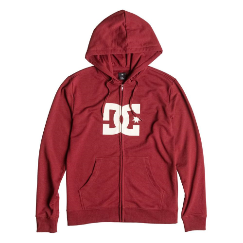 DC Star Zip Up Hooded - Syrah RZD0 - Men's Sweatshirt