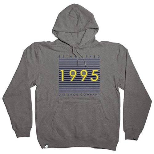 DVS Lineage P/O Hooded - Grey/Black 020 - Men's Sweatshirt