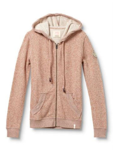 Quiksilver Original Patch Hoodie - Orange - Womens Sweatshirt