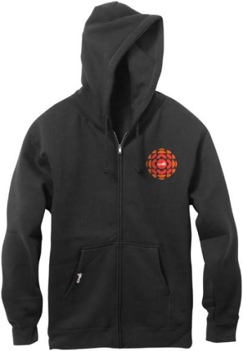 Cliche Retro Zip Hoodie - Black - Men's Sweatshirt